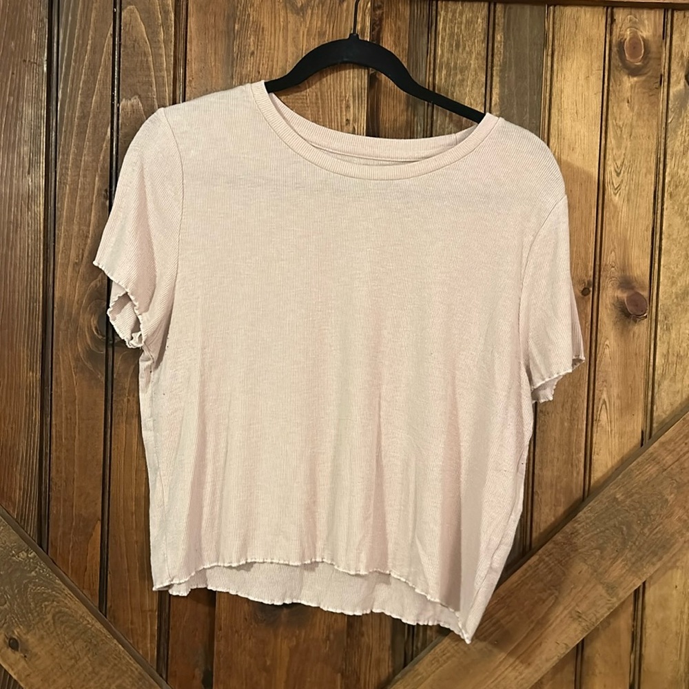 Set of ribbed tees